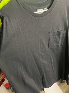 Black Short-Sleeve Pocket Tee